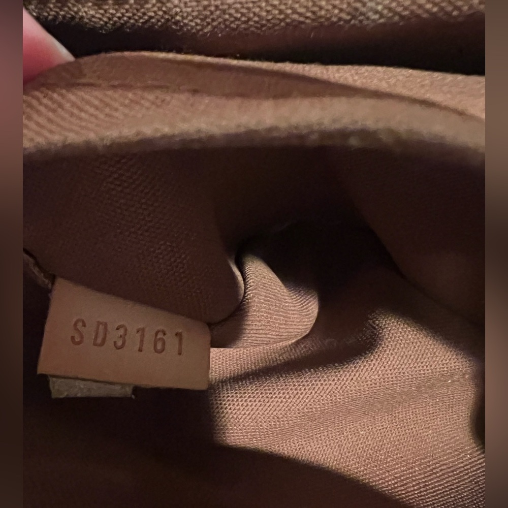 AS IS ….Louis  Vuitton Palermo Classic Brown Monogram Bag- SM TEAR BOTTOM OF BAG - Picture 15 of 15